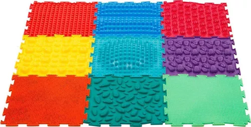 купить Коврик для йоги SUHS 11442 Covoras masaj picioare Ortopazl - Assorti, 10 buc. FI-9740 в Кишинёве 