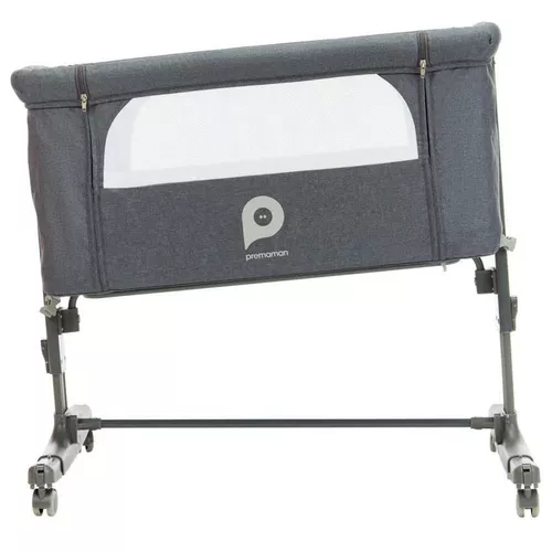 купить Колыбель Premaman PCI7AS-CCC-UNQ Patut co-sleeper cu roti Bisoo Grey в Кишинёве 