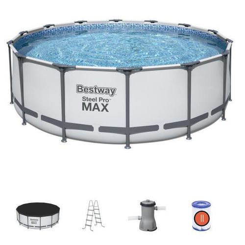 cumpără Piscină cu cadru Bestway 5612XBW Steel Pro Max 427x122cm în Chișinău 