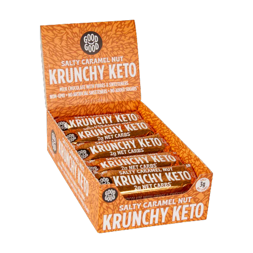 Good Good Krunchy Keto Bar - соленая карамель с орехами -  35 г 