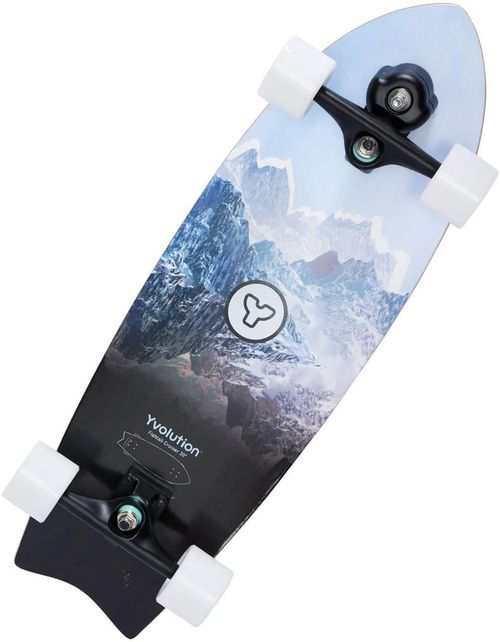 купить Скейтборд Yvolution YS48B2 Fishtail Cruiser skateboard 76cm, blue в Кишинёве 