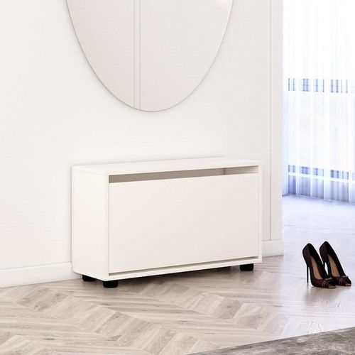 купить Полка для обуви Mobildor-Lux Leo 60x27x47H cm White в Кишинёве 