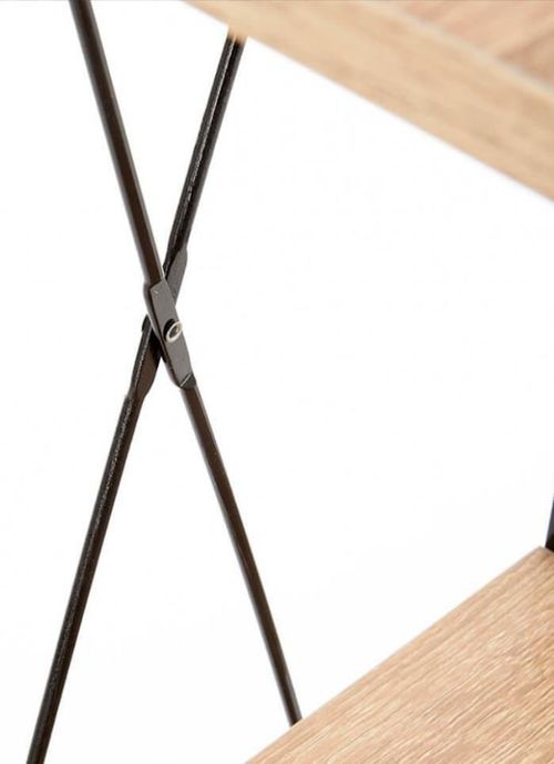 купить Офисный стеллаж Halmar Narvik REG3 negru в Кишинёве 