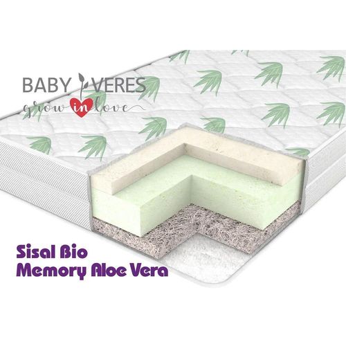 купить Матрас детский Veres 50.7.13 Sisal Bio MemoryAloe Vera 120x60x10cm в Кишинёве 