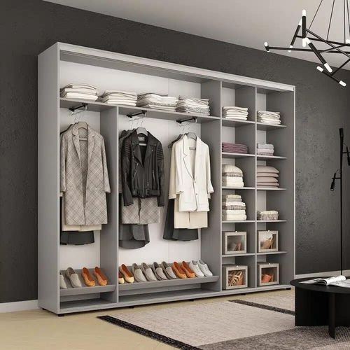 cumpără Dulap Mobildor-Lux Compact uși glisante Oglinzi (260x45x210H cm) Grey în Chișinău 