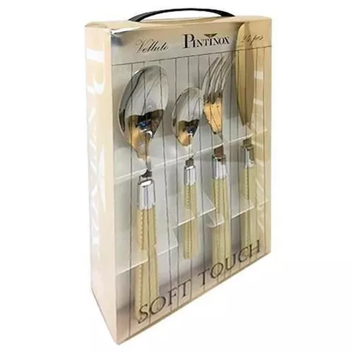 купить Набор столовых приборов Pinti 41373 Velvet Velvet 24ед серый в Кишинёве 