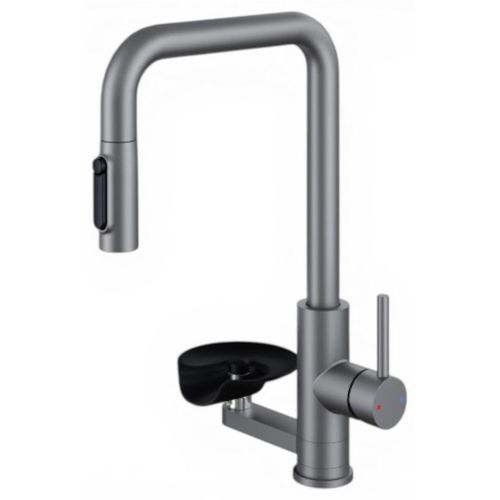 cumpără Bateria bucătărie Backer KIT 3249PF Gun Grey în Chișinău 