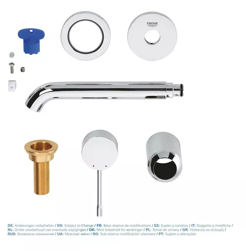 cumpără Baterie lavoar Grohe Essence lavoar de perete (fara corp 23 571 000) 29192001 în Chișinău 