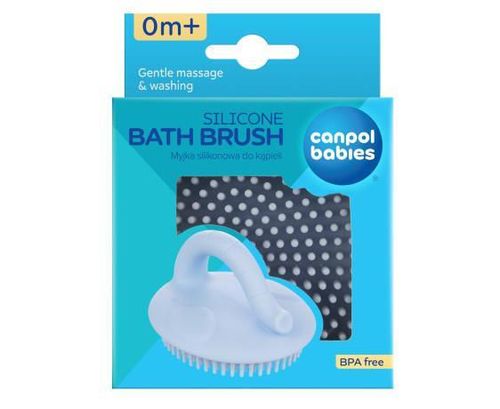cumpără Accesoriu pentru baie Canpol 9/115_blu силиконовая щетка для купания în Chișinău 