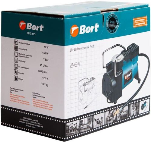 купить Портативный компрессор для авто Bort BLK-255 в Кишинёве 