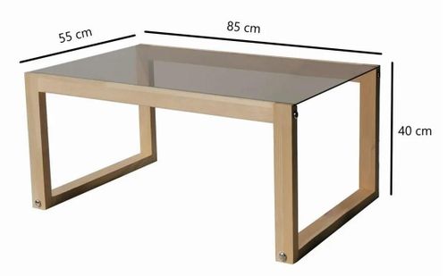 cumpără Măsuţă cafea Trendy Via, Natural 85x40x55cm în Chișinău 