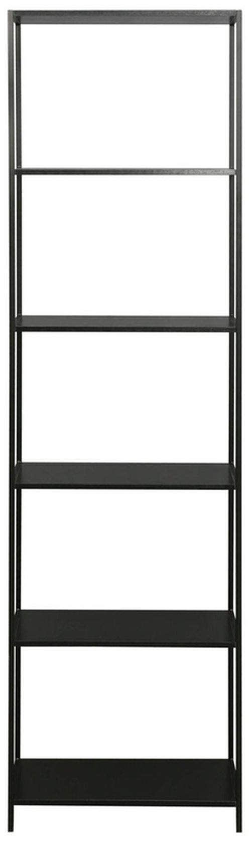 купить Офисный стеллаж Deco Cona 6 nivele (50x30x180H) Oak/Black в Кишинёве 