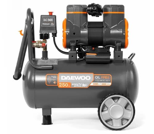 cumpără Compresor Daewoo DAC 240S 24L 250l/min 8bar 1.45kW (безмасл.) în Chișinău 