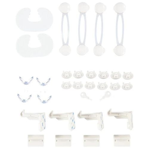 купить Детская безопасность Premaman PS88CW-CCC-UNQ Set complet de accesorii de siguranta, 28 piese в Кишинёве 