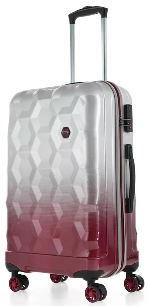 купить Чемодан CCS 5226 Set Grey/Burgundy в Кишинёве 