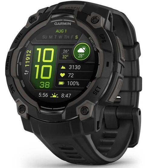 купить Смарт часы Garmin Instinct 3, 45 mm, Amoled, Black (010-02936-00) в Кишинёве 