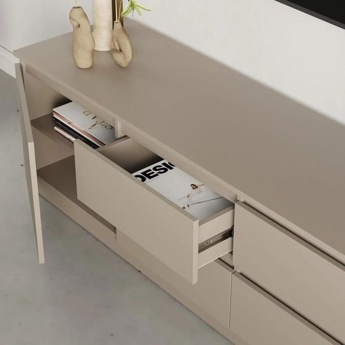 cumpără Comodă TV MebelStar NEO 4S2D 200x43x53 Cashmere (MBS-1012) în Chișinău 