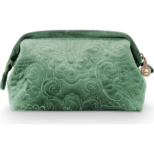 купить Несессер/косметичка Pip Studio 51.274.173 Cooper Cosmetic Purse Small Velvet Quiltey Days Green 19x8.5x12cm в Кишинёве 