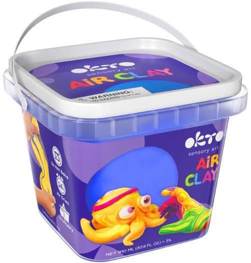 купить Набор для творчества Okto 20008 Plastilină ușoară în găletușă, Albastru в Кишинёве 