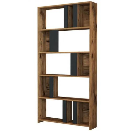 купить Офисный стеллаж Trendy Lima, Nuc, Antracit 90x180x20cm, raft de carti в Кишинёве 