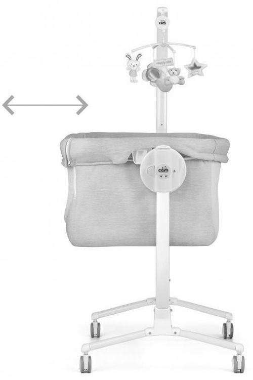 cumpără Țarc CAM люлька для сна Cullami 140 серая în Chișinău 