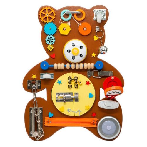 cumpără Puzzle New World 4649A5 Busyboard Ursulețul meu, 184113 în Chișinău 