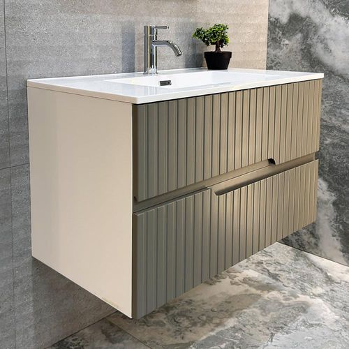 cumpără Dulap pentru lavoar Bayro suspendat Santos Allegro 800 Gri ​​Deschis în Chișinău 