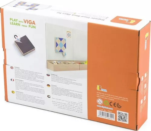 cumpără Joc educativ de masă Viga 50642 Setul de joc din lemn Mozaic magnetic de la Viga în Chișinău 