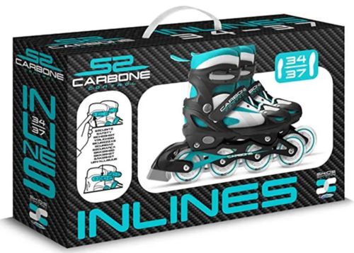купить Роликовые коньки Stamp JK525302 Skids Control Carbone 34-37 cu lumina, 51119 в Кишинёве 