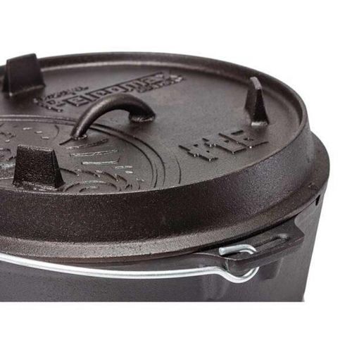 купить Казан Petromax Dutch Oven 6L cu capac si fund plat, fonta в Кишинёве 