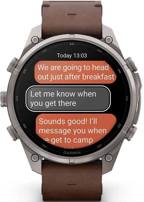 купить Смарт часы Garmin Fenix 9 Pro, 47mm, inReach,Ti/Ltr bd,WhCExc (010-04336-41) в Кишинёве 