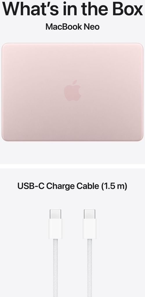 купить Ноутбук Apple MacBook Neo 13" A18 Pro 6c/5g 8/512GB Touch ID Blush MHFJ4 в Кишинёве 