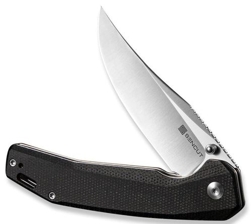 купить Нож походный Sencut S25038-2 Vornix, mâner Canvas Micarta negru, Liner Lock в Кишинёве 