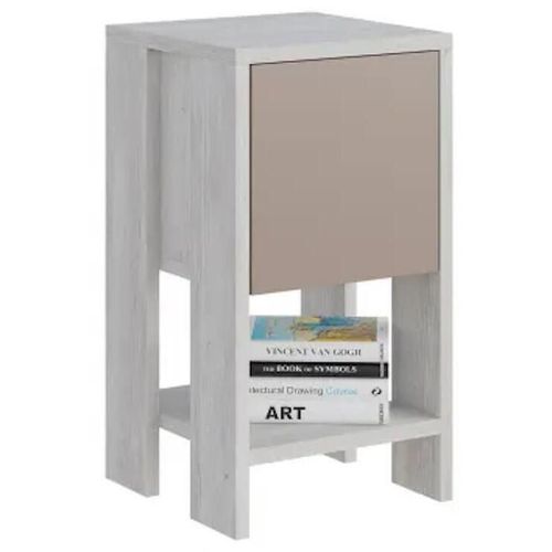cumpără Noptieră Trendy Ema Alb, Moka Deschis, 30x55x30cm (GTR001507) în Chișinău 