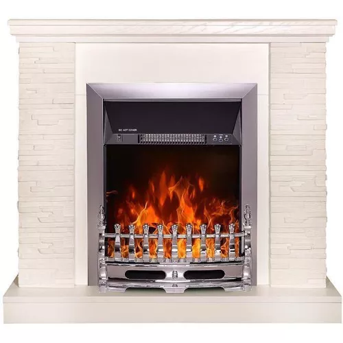 купить Камин электрический ArtFlame Rock ivory & Gala silver в Кишинёве 