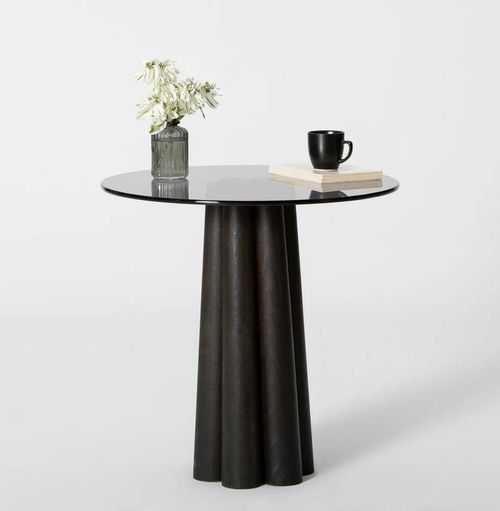 купить Журнальный столик Trendy Thales, negru, gri inchis в Кишинёве 