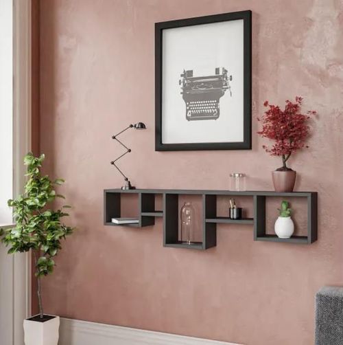 купить Полка декоративная Trendy Amanos-Antracit 120x32x17cm (GTR005422) в Кишинёве 