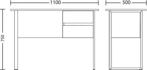 купить Офисный стол Nowystyl Twinks lite в Кишинёве 