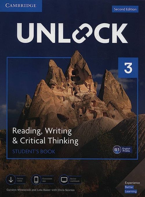 cumpără Unlock Level 3 Reading, Writing, & Critical Thinking Student’s Book, Mob App and Online Workbook w/ Downloadable Video 2nd Edition în Chișinău 