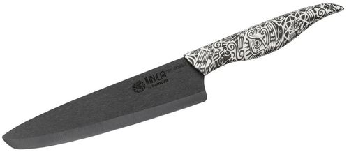 купить Нож Samura INCA Chef, lama zirconia ceramic negru 187mm (SIN-0085B) в Кишинёве 
