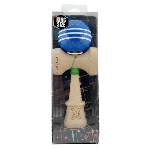 купить Активная игра Essa 165432 Kendama Flippy X Original, 7.5х6х18cm, albastru-alb в Кишинёве 