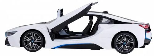 купить Радиоуправляемая игрушка Rastar 49600-8 BMW i8 (cu volan), 1:14 alba, 50539 в Кишинёве 