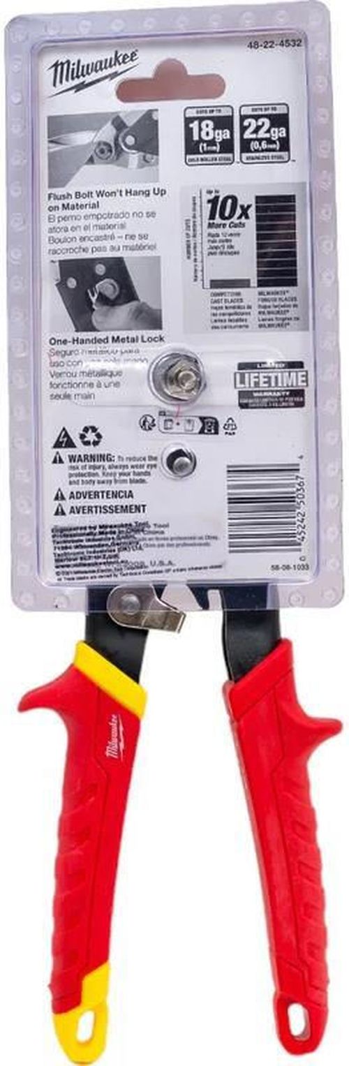 cumpără Unealta de mana Milwaukee 48224532 foarfecă unghiulară p/u tablă, tăietură spre dreapta în Chișinău 