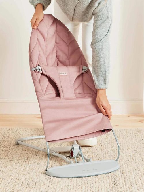 купить Детское кресло-качалка BabyBjorn 006122A Bliss Dusty Pink, Bumbac в Кишинёве 