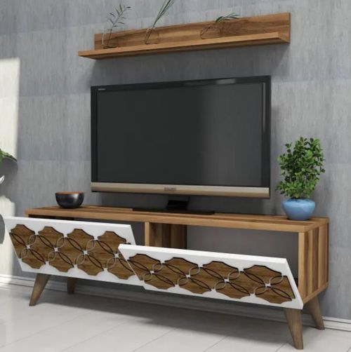 cumpără Comodă TV Trendy Nissan, Nuc 120x40x31cm în Chișinău 