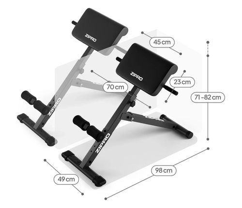 cumpără Banca pentru antrenament de forţă Zipro Core Direct 978x488x790mm, max.110kg în Chișinău 