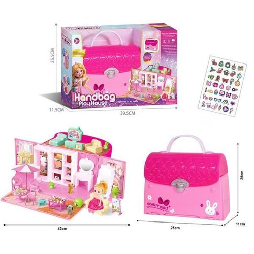 купить Игрушка Essa 556-83 Casă de păpuși + accesorii, seria Play House Handbag в Кишинёве 