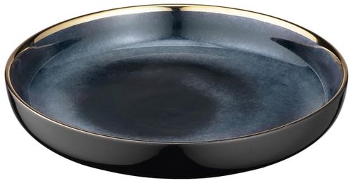 купить Тарелка Ardesto AR2920ABD Andria, 21.1 см, керамика, сине-серый в Кишинёве 