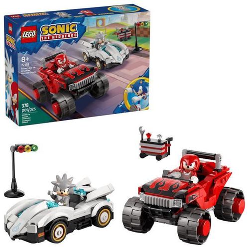 купить Конструктор Lego 77118 Silver's Car vs Knuckles' Monster Truck в Кишинёве 