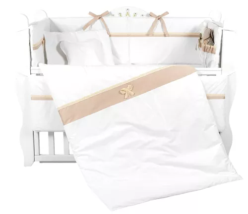 cumpără Lenjerie de pat pentru copii PernaMea Set lenjerie 8 piese Elegance Maro (PM.100102/4) în Chișinău 